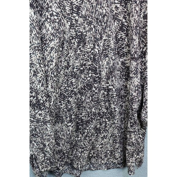 Catherines 1/4 Zip 3/4 Sleeve Tunic Top-Size 4X(30-32W)-Pockets-Silky - Picture 10 of 11